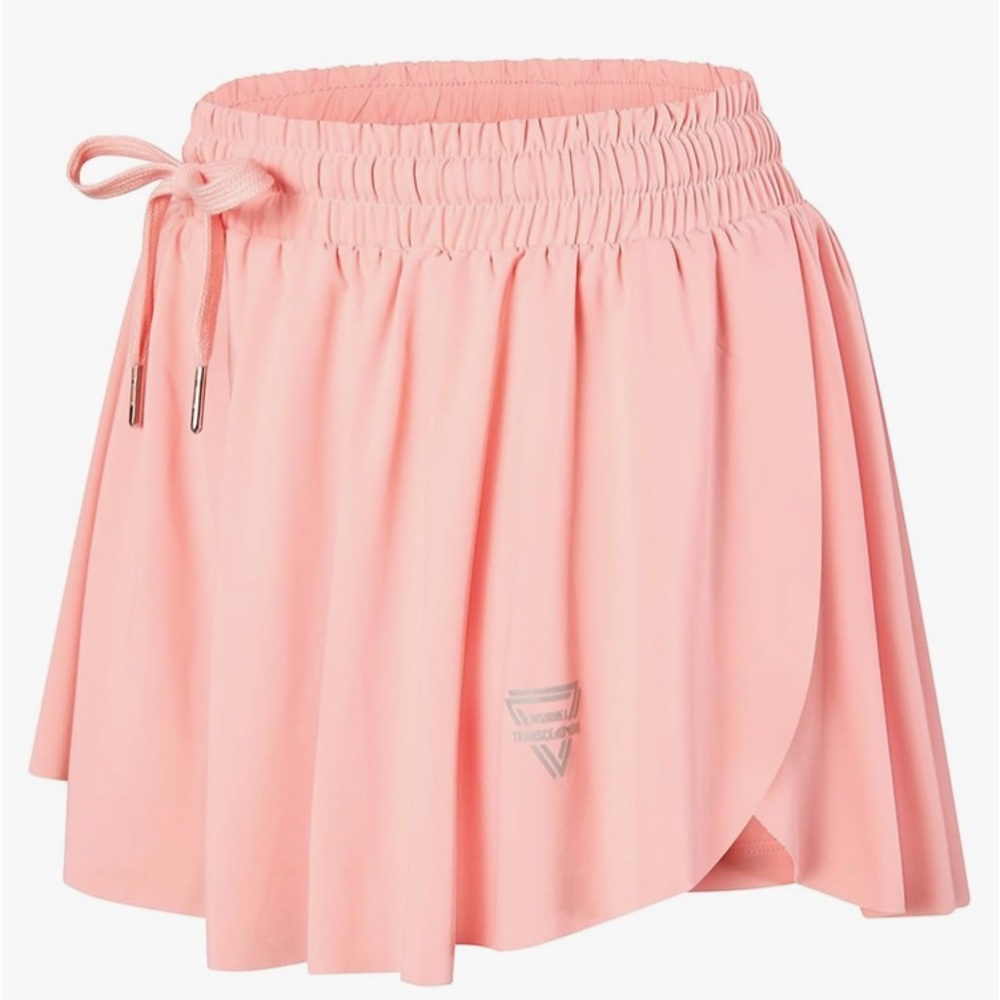 Beautiful Wsirmet flowy 2 in 1 size Medium coral shorts. {1019}